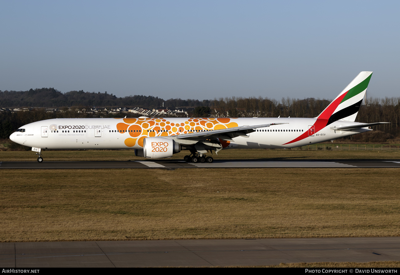 Aircraft Photo of A6-ECU | Boeing 777-31H/ER | Emirates | AirHistory.net #115079