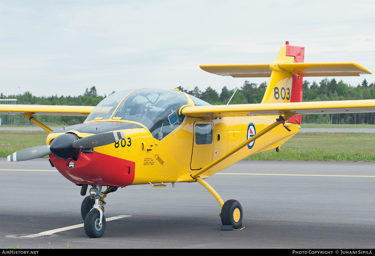 Aircraft Photo of 803 | Saab MFI-15-200A Safari | Norway - Air Force | AirHistory.net #115111