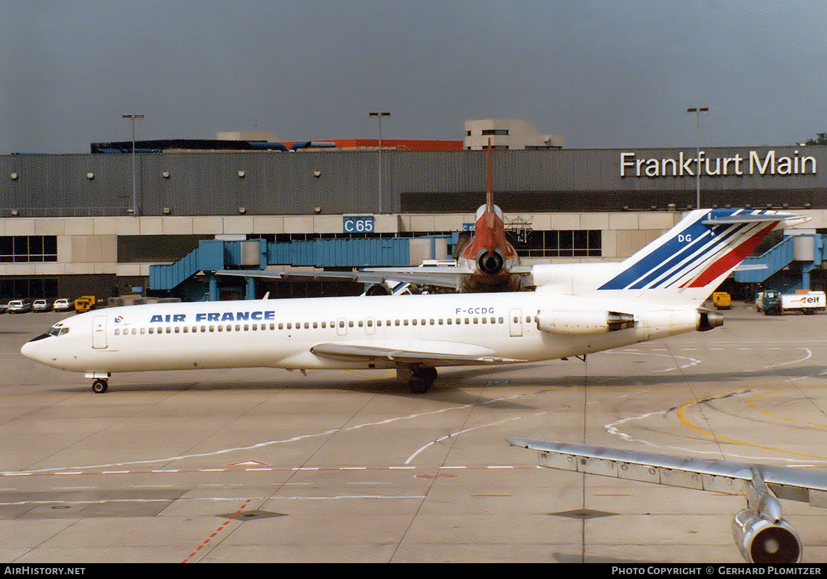 Aircraft Photo of F-GCDG | Boeing 727-228/Adv | Air France | AirHistory.net #115124