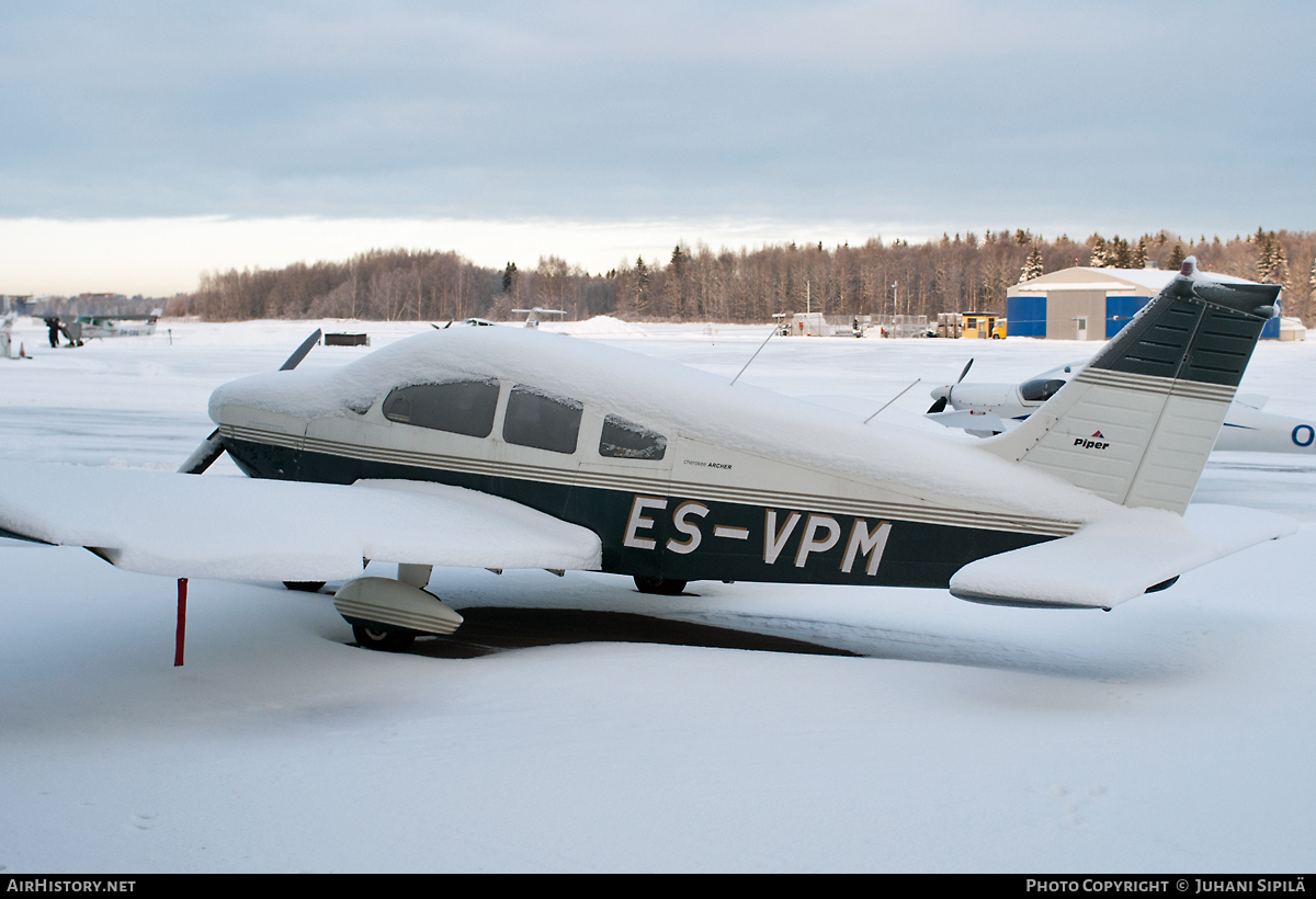Aircraft Photo of ES-VPM | Piper PA-28-180 Cherokee Archer | AirHistory.net #115136