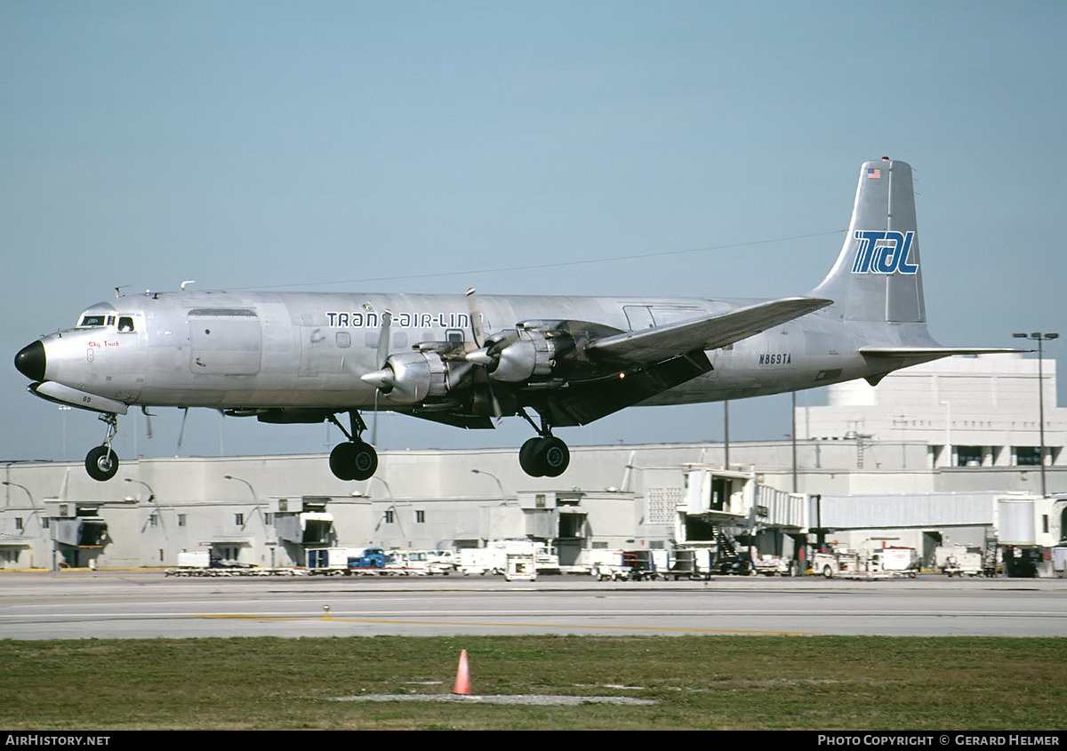 Aircraft Photo of N869TA | Douglas DC-7C(F) | Trans-Air-Link - TAL | AirHistory.net #115149