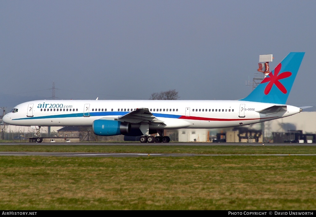 Aircraft Photo of G-OOOC | Boeing 757-28A | Air 2000 | AirHistory.net #115171