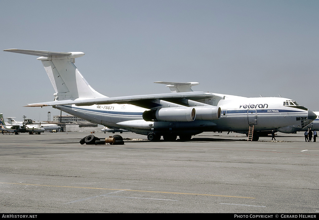 Aircraft Photo of 4K-76671 | Ilyushin Il-76MD | Veteran Airlines | AirHistory.net #115174