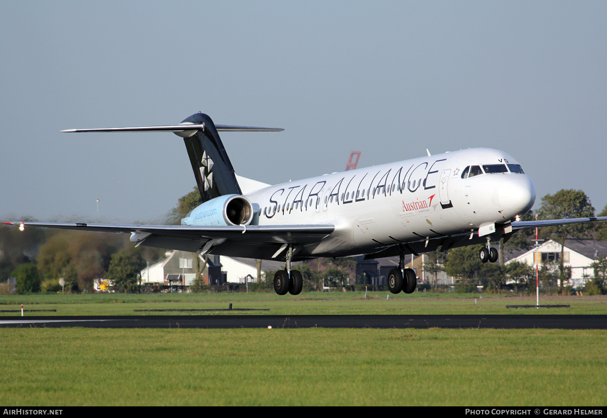 Aircraft Photo of OE-LVG | Fokker 100 (F28-0100) | Austrian Airlines | AirHistory.net #115187