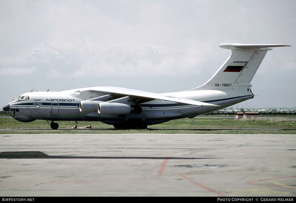 Aircraft Photo of RA-78807 | Ilyushin Il-76MD | Aeroflot | AirHistory.net #115232