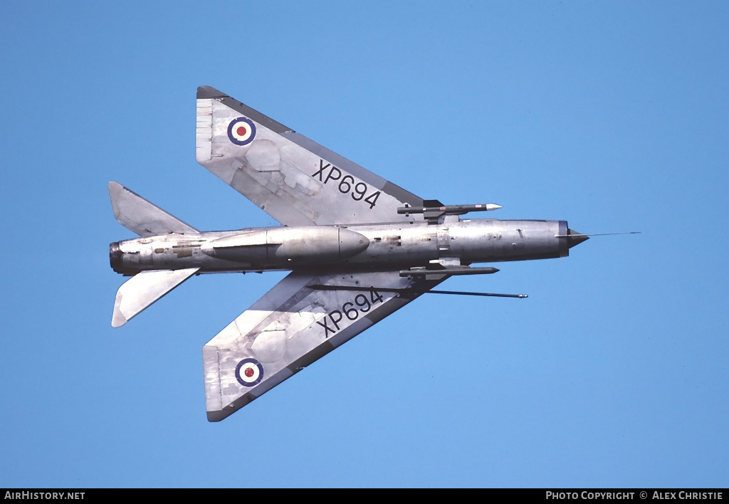 Aircraft Photo of XP694 | English Electric Lightning F3 | UK - Air Force | AirHistory.net #115254
