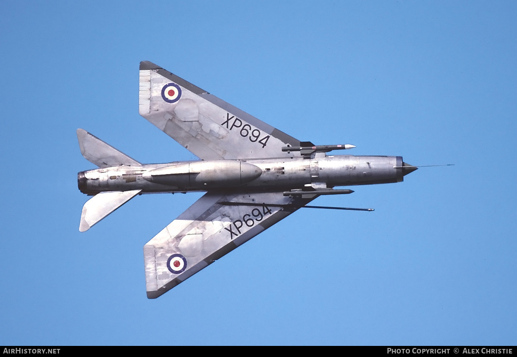 Aircraft Photo of XP694 | English Electric Lightning F3 | UK - Air Force | AirHistory.net #115254