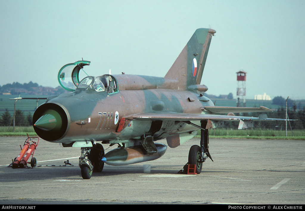 Aircraft Photo of 7711 | Mikoyan-Gurevich MiG-21MF | Czechia - Air Force | AirHistory.net #115281