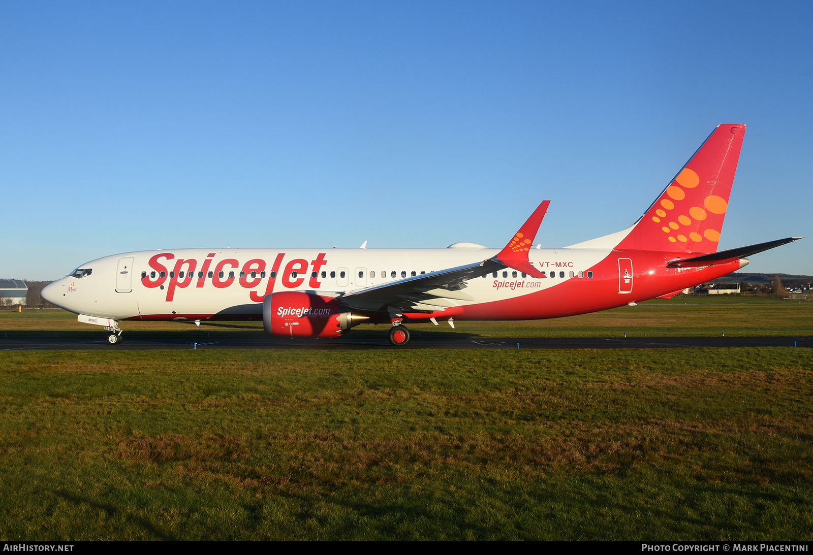 Aircraft Photo of VT-MXC | Boeing 737-8 Max 8 | SpiceJet | AirHistory.net #115296