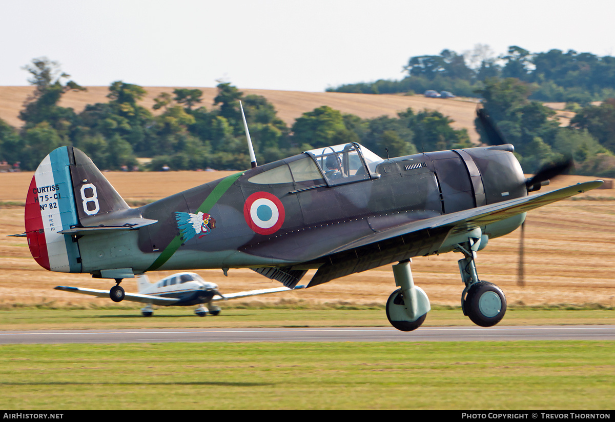 Aircraft Photo of G-CCVH / 82 | Curtiss Hawk 75A-1 | France - Air Force | AirHistory.net #115298