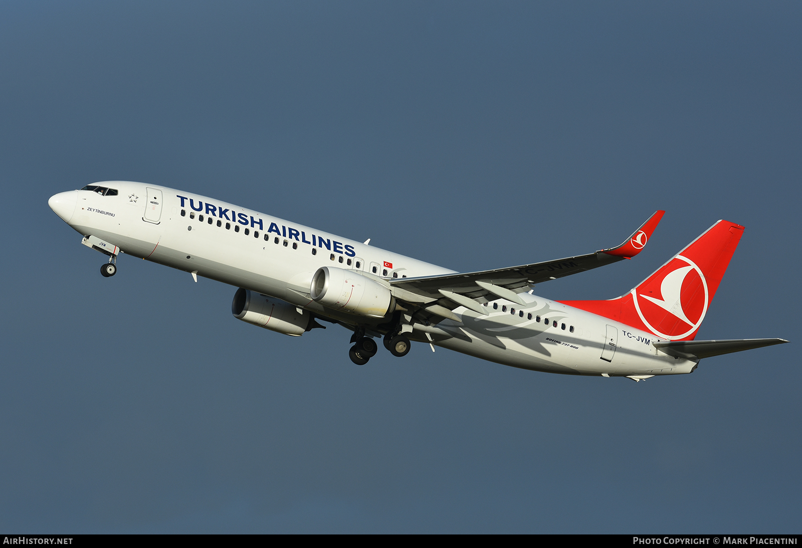 Aircraft Photo of TC-JVM | Boeing 737-8F2 | Turkish Airlines | AirHistory.net #115303