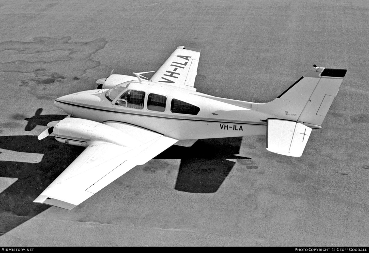 Aircraft Photo of VH-ILA | Beech B55 Baron (95-B55) | AirHistory.net #115315