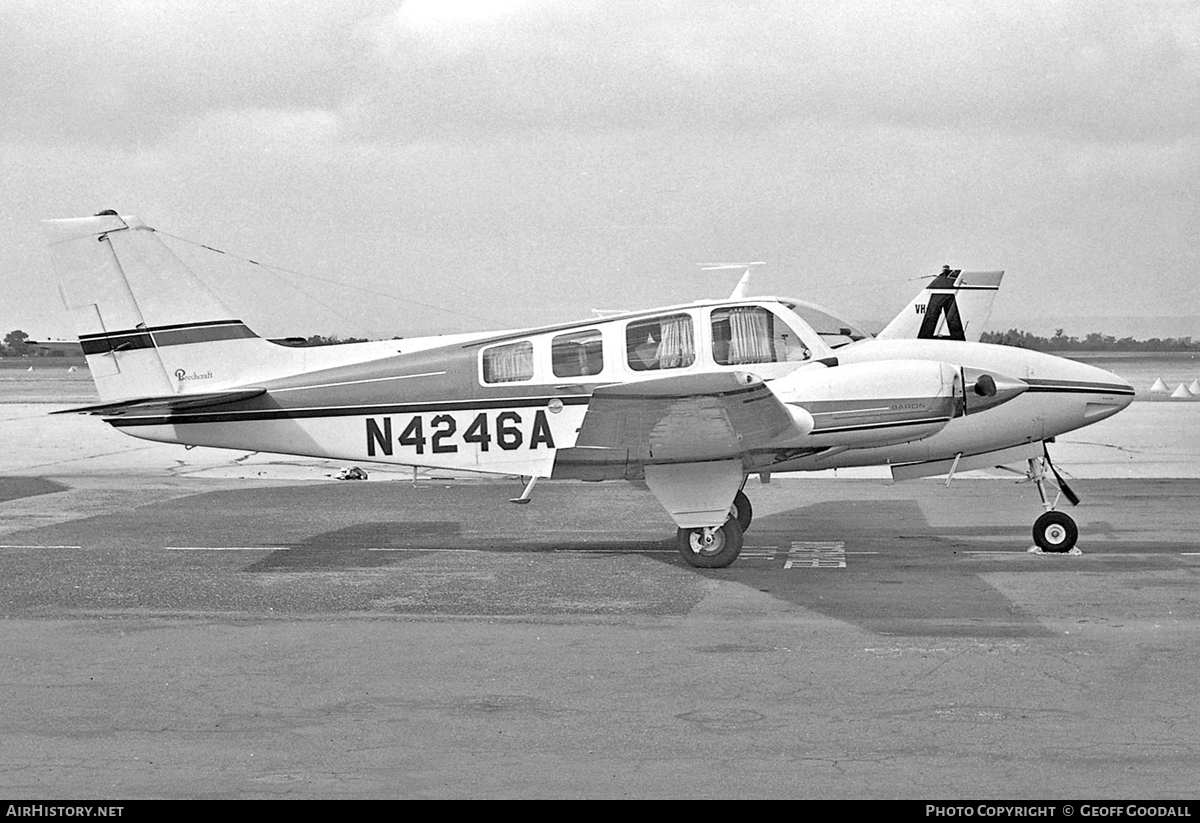 Aircraft Photo of N4246A | Beech 58 Baron | AirHistory.net #115316