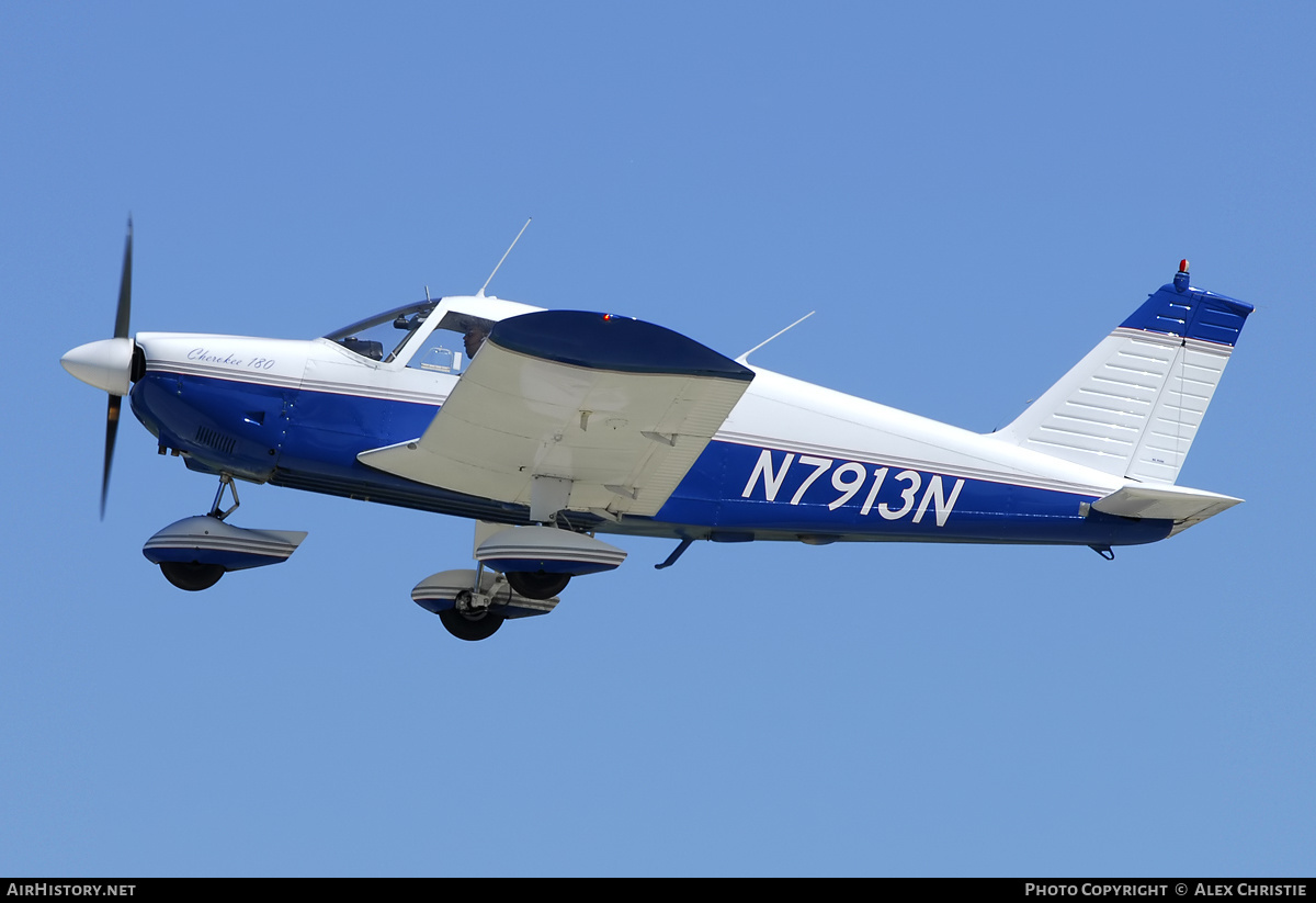 Aircraft Photo of N7913N | Piper PA-28-180 Cherokee D | AirHistory.net #115362