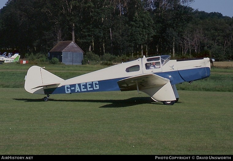 Aircraft Photo of G-AEEG | Miles M.3A Falcon Major | AirHistory.net #115366