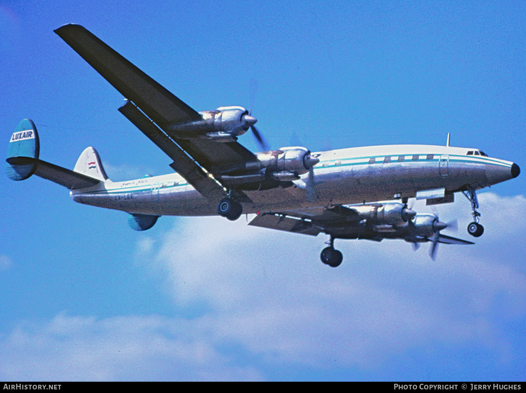 Aircraft Photo of LX-LGY | Lockheed L-1649A Starliner | Luxair | AirHistory.net #115393