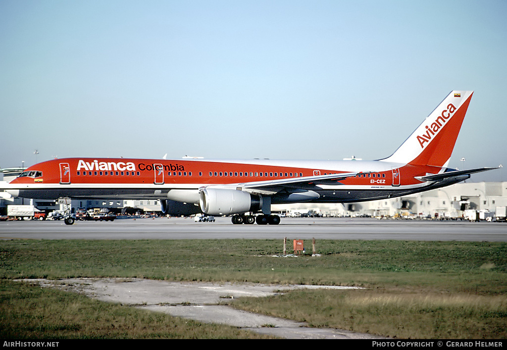 Aircraft Photo of EI-CEZ | Boeing 757-2Y0 | Avianca | AirHistory.net #115396