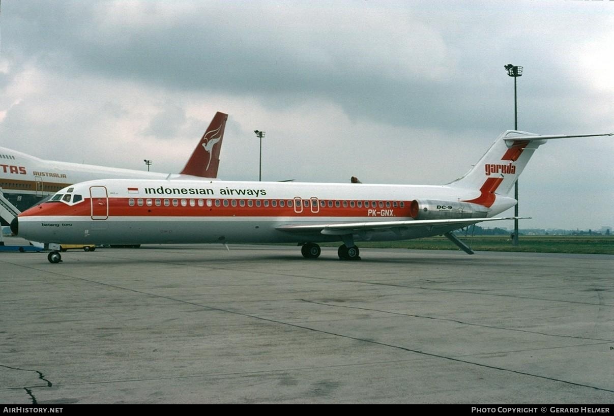 Aircraft Photo of PK-GNX | McDonnell Douglas DC-9-32 | Garuda Indonesian Airways | AirHistory.net #115403