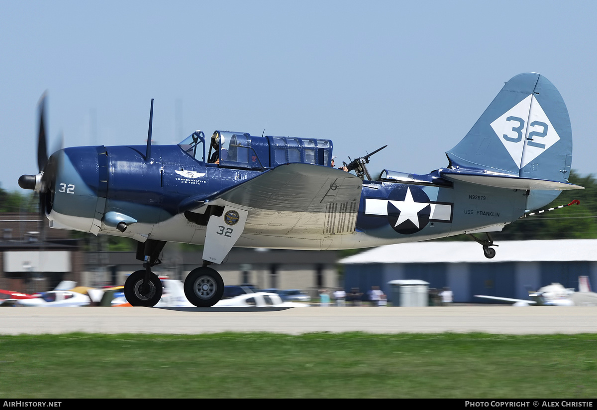 Aircraft Photo of N92879 | Curtiss SB2C-5 Helldiver | Commemorative Air Force | USA - Navy | AirHistory.net #115430