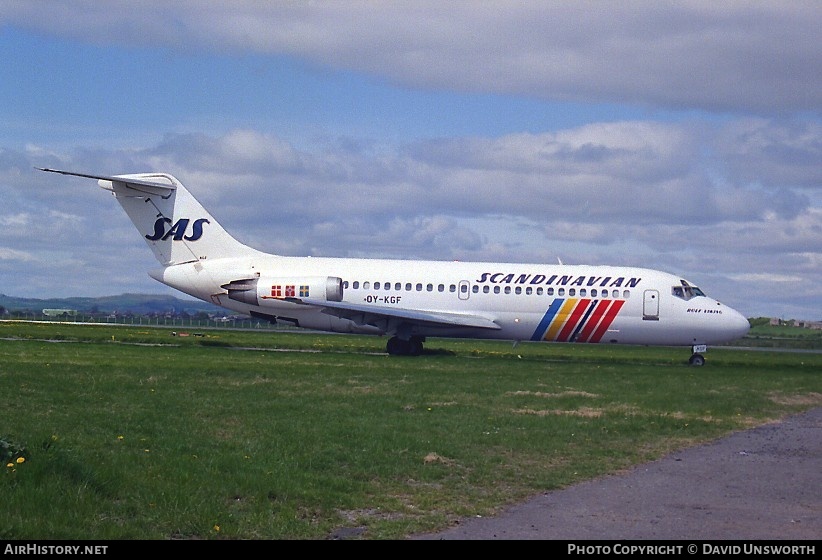 Aircraft Photo of OY-KGF | McDonnell Douglas DC-9-21 | Scandinavian Airlines - SAS | AirHistory.net #115445