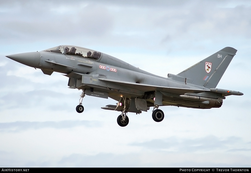 Aircraft Photo of ZJ809 | Eurofighter EF-2000 Typhoon T1 | UK - Air Force | AirHistory.net #115446