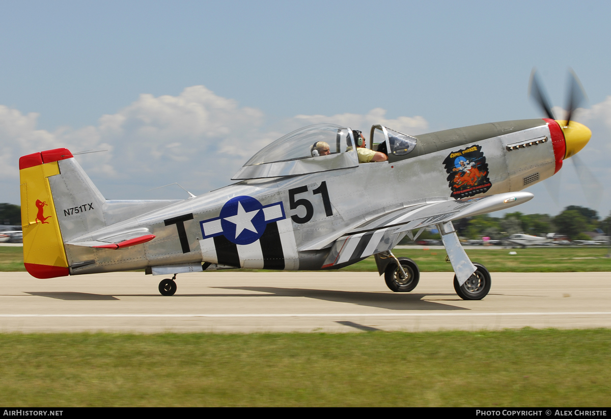 Aircraft Photo of N751TX | Titan T-51 Mustang | USA - Air Force | AirHistory.net #115493