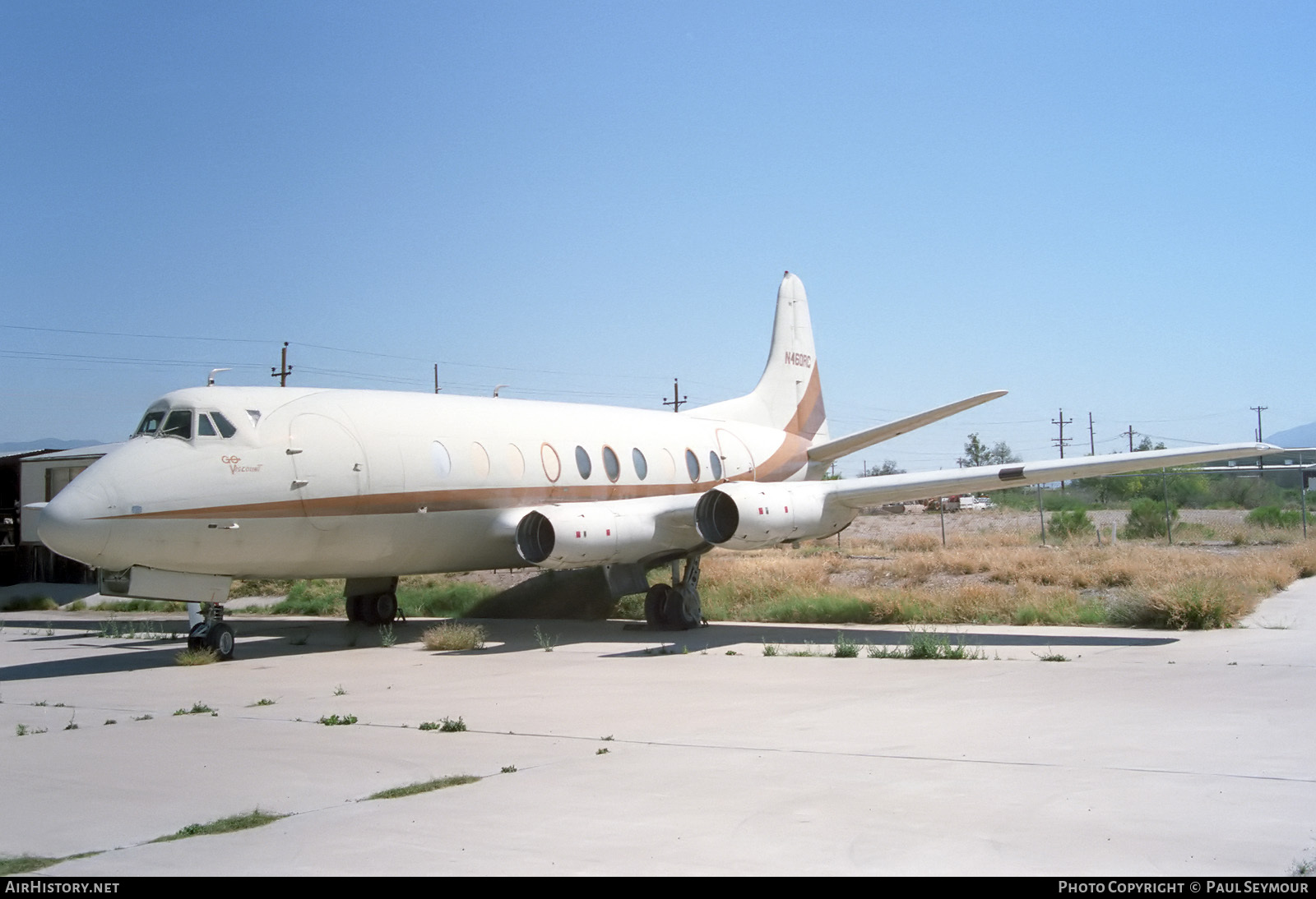 Aircraft Photo of N460RC | Vickers 745D Viscount | Go Transportation | AirHistory.net #115501