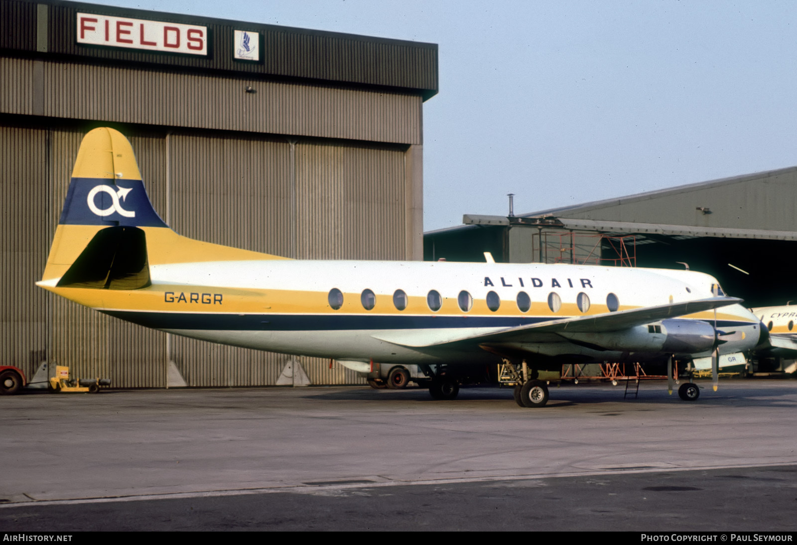 Aircraft Photo of G-ARGR | Vickers 708 Viscount | Alidair | AirHistory.net #115505