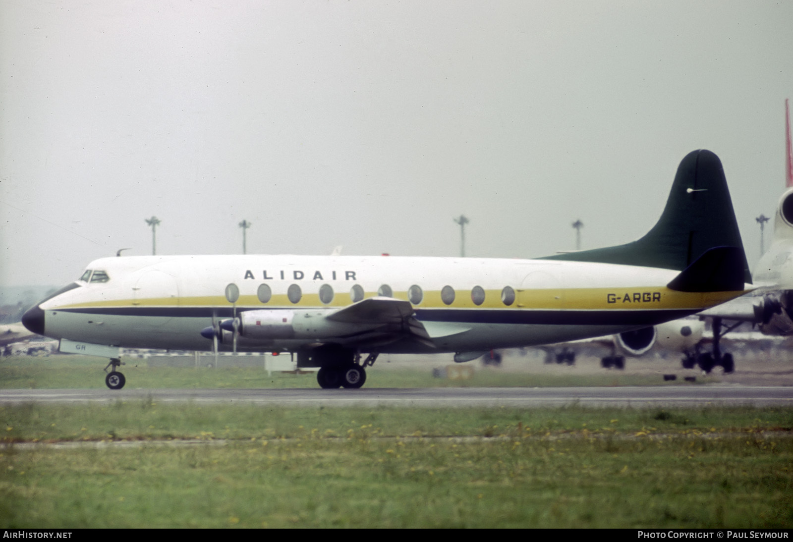 Aircraft Photo of G-ARGR | Vickers 708 Viscount | Alidair | AirHistory.net #115515