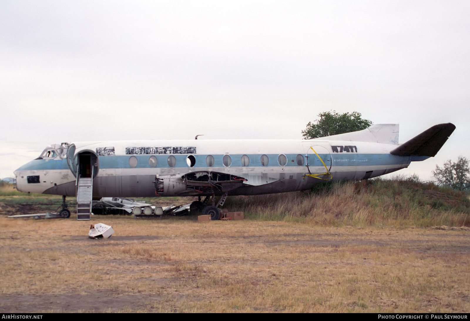 Aircraft Photo of N7411 | Vickers 745D Viscount | AirHistory.net #115520