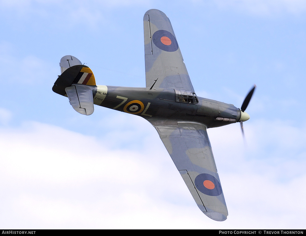 Aircraft Photo of G-BKTH / Z7015 | Hawker Sea Hurricane Mk1B | UK - Air Force | AirHistory.net #115521