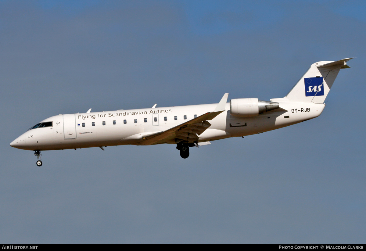 Aircraft Photo of OY-RJB | Bombardier CRJ-200LR (CL-600-2B19) | Scandinavian Airlines - SAS | AirHistory.net #115537