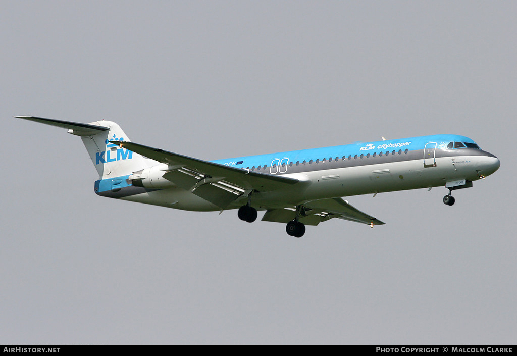Aircraft Photo of PH-OFH | Fokker 100 (F28-0100) | KLM Cityhopper | AirHistory.net #115538
