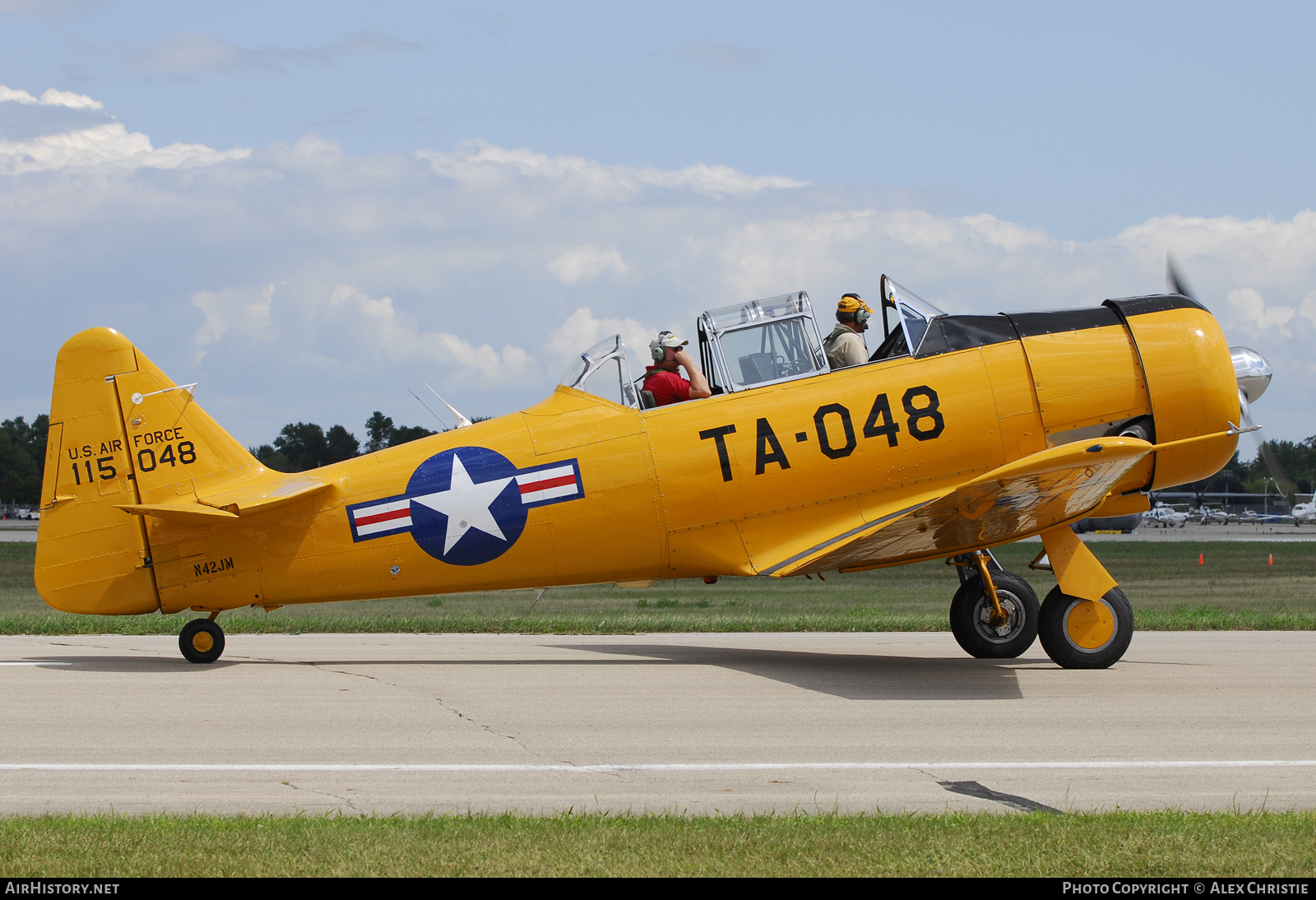Aircraft Photo of N42JM / 115048 | North American T-6G Texan | USA - Air Force | AirHistory.net #115548