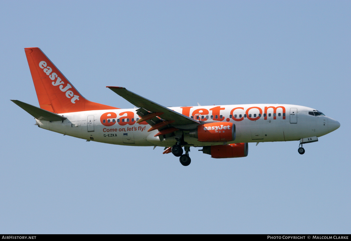 Aircraft Photo of G-EZKA | Boeing 737-73V | EasyJet | AirHistory.net #115561