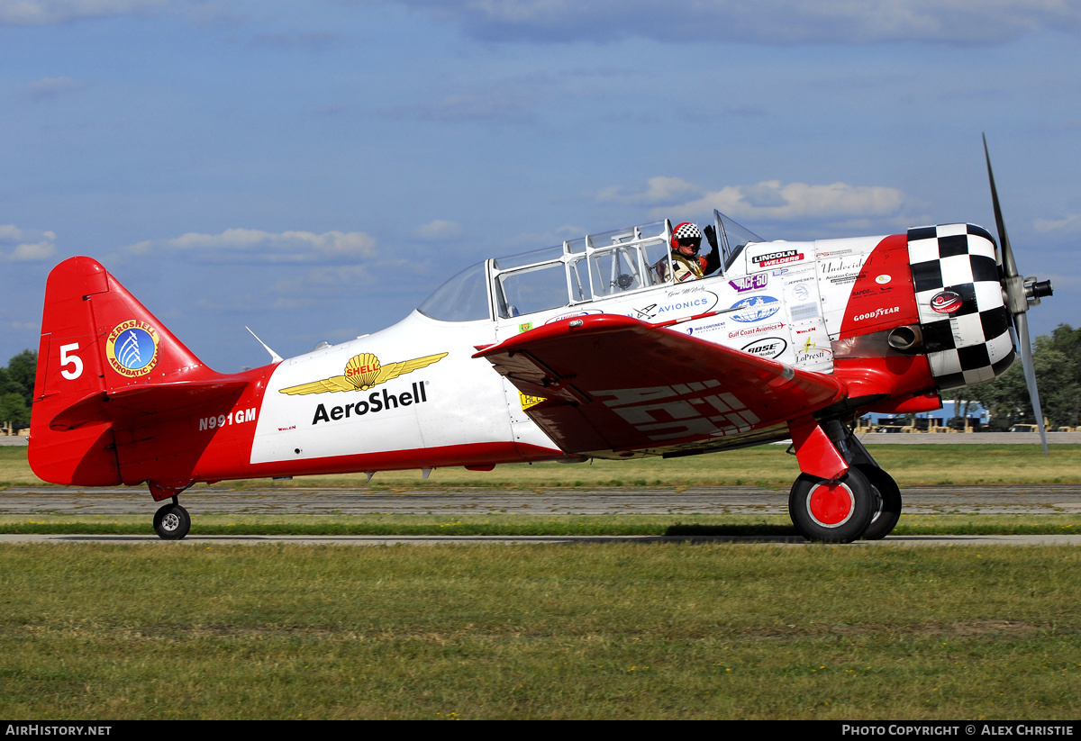 Aircraft Photo of N991GM | North American AT-6C Texan | Aeroshell Aerobatic Team | AirHistory.net #115583
