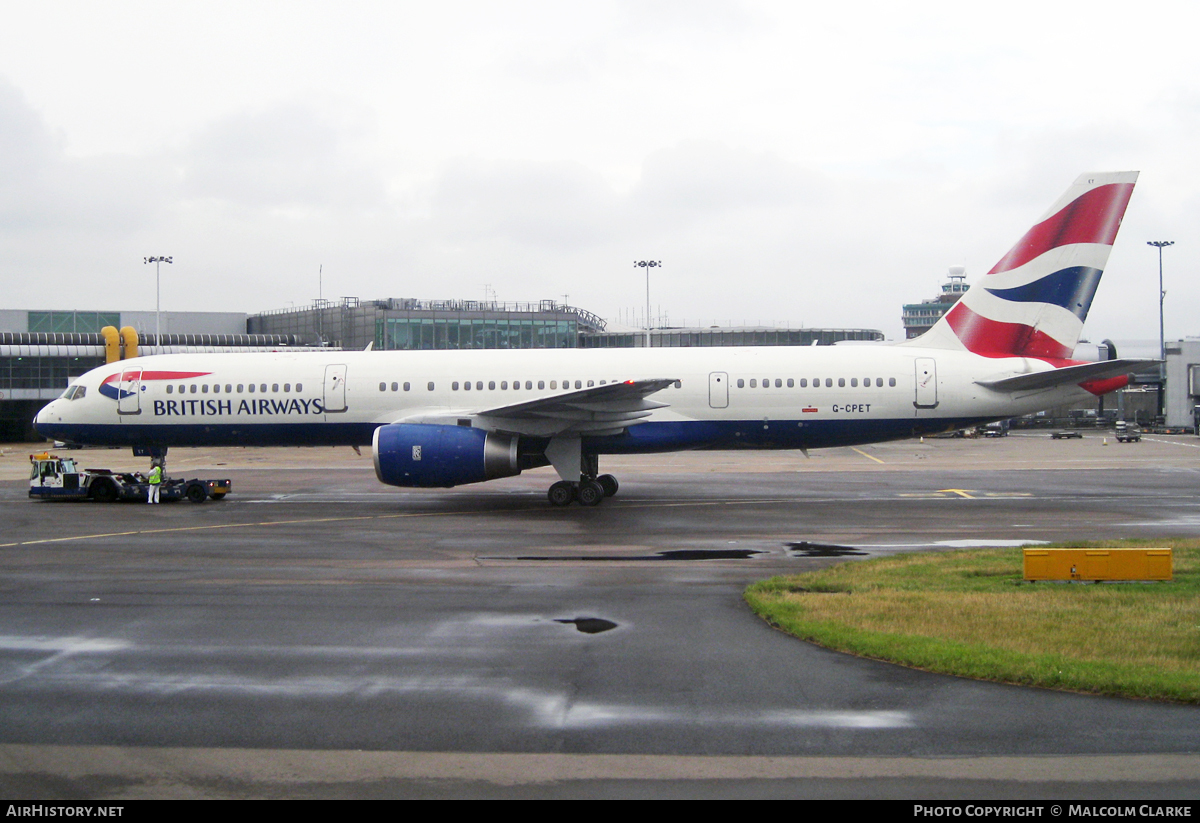 Aircraft Photo of G-CPET | Boeing 757-236 | British Airways | AirHistory.net #115590