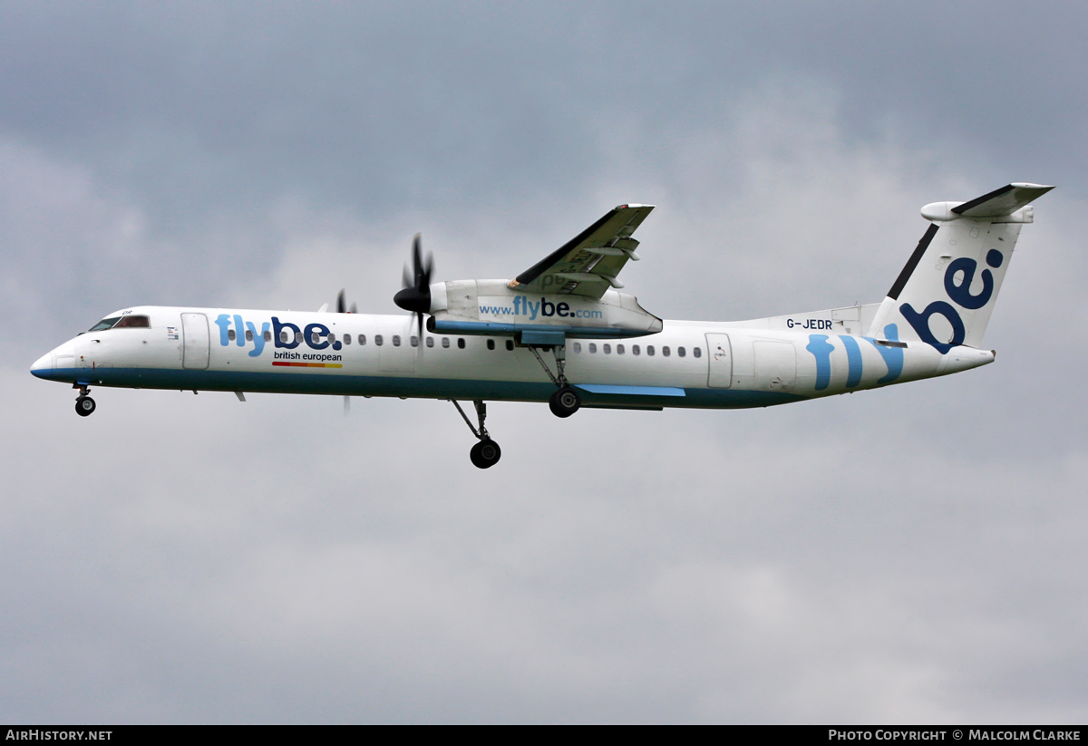 Aircraft Photo of G-JEDR | Bombardier DHC-8-402 Dash 8 | Flybe - British European | AirHistory.net #115591