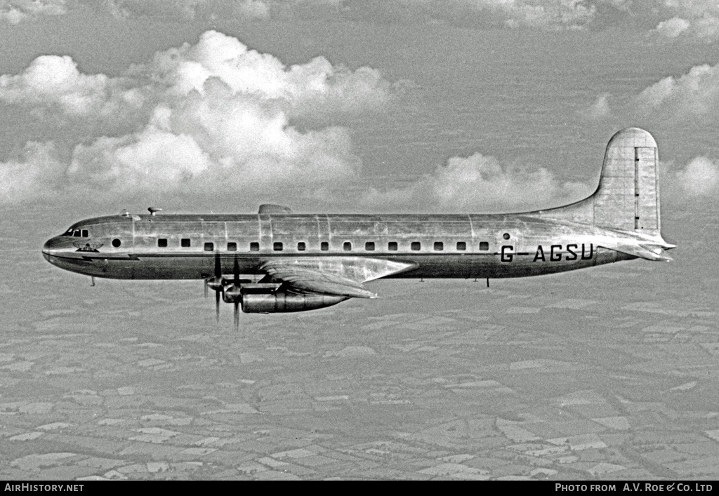 Aircraft Photo of G-AGSU | Avro 689 Tudor 2 | A.V. Roe (Avro) | AirHistory.net #115604
