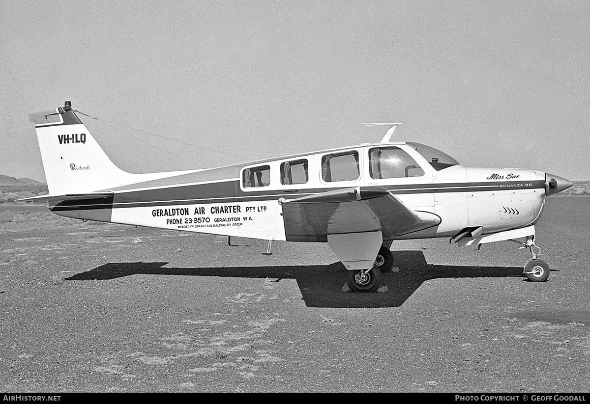 Aircraft Photo of VH-ILQ | Beech 36 Bonanza 36 | Geraldton Air Charter | AirHistory.net #115622