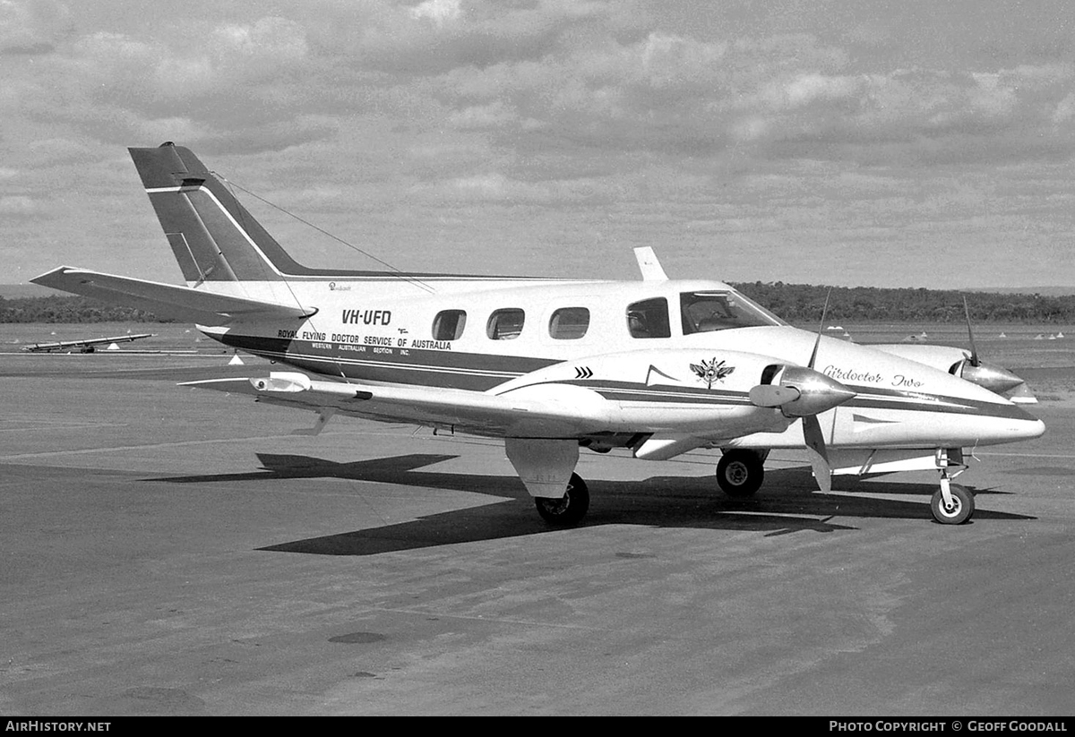 Aircraft Photo of VH-UFD | Beech A60 Duke | Royal Flying Doctor Service - RFDS | AirHistory.net #115628