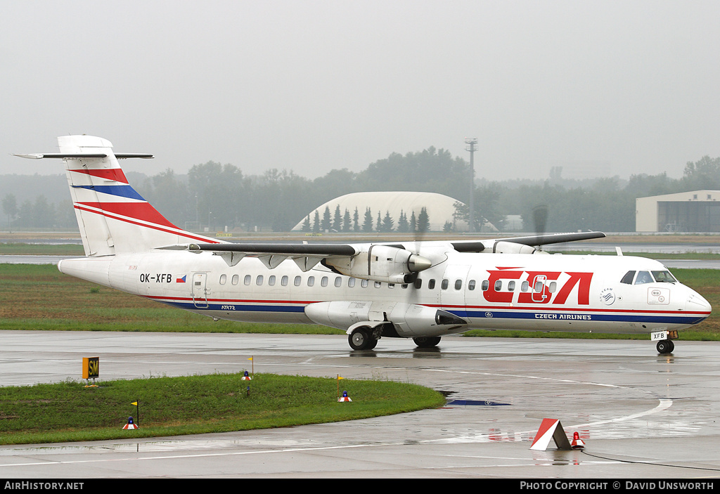 Aircraft Photo of OK-XFB | ATR ATR-72-202 | ČSA - Czech Airlines | AirHistory.net #115637