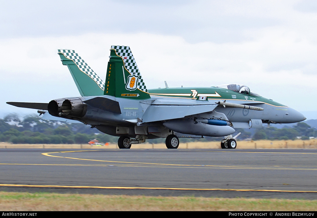 Aircraft Photo of A21-49 | McDonnell Douglas F/A-18A Hornet | Australia - Air Force | AirHistory.net #115641