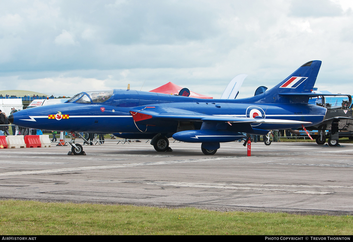 Aircraft Photo of G-BXKF / XL577 | Hawker Hunter T7 | UK - Air Force | AirHistory.net #115643