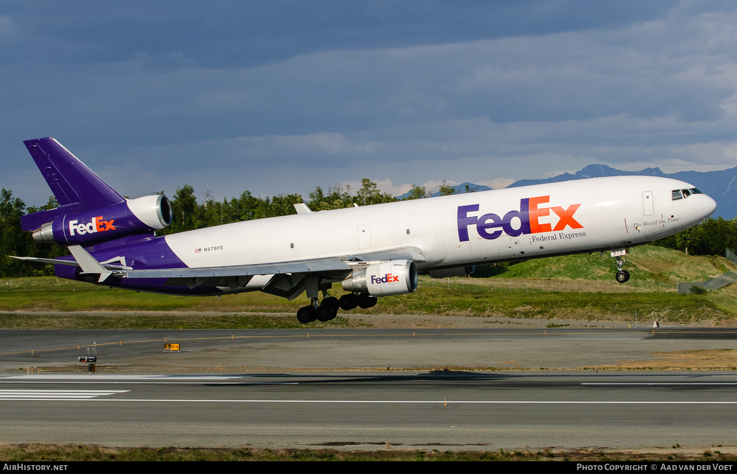 Aircraft Photo of N578FE | McDonnell Douglas MD-11/F | Fedex - Federal Express | AirHistory.net #115657