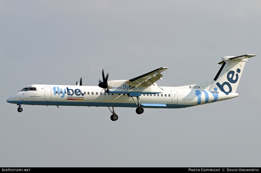 Aircraft Photo of G-JEDK | Bombardier DHC-8-402 Dash 8 | Flybe - British European | AirHistory.net #115664