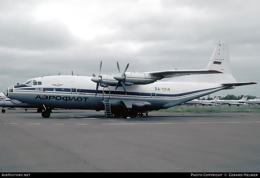 Aircraft Photo of RA-11114 | Antonov An-12B | Aeroflot | AirHistory.net #115671