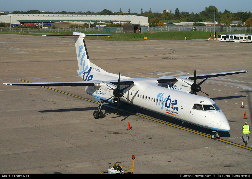 Aircraft Photo of G-JEDT | Bombardier DHC-8-402 Dash 8 | Flybe - British European | AirHistory.net #115681