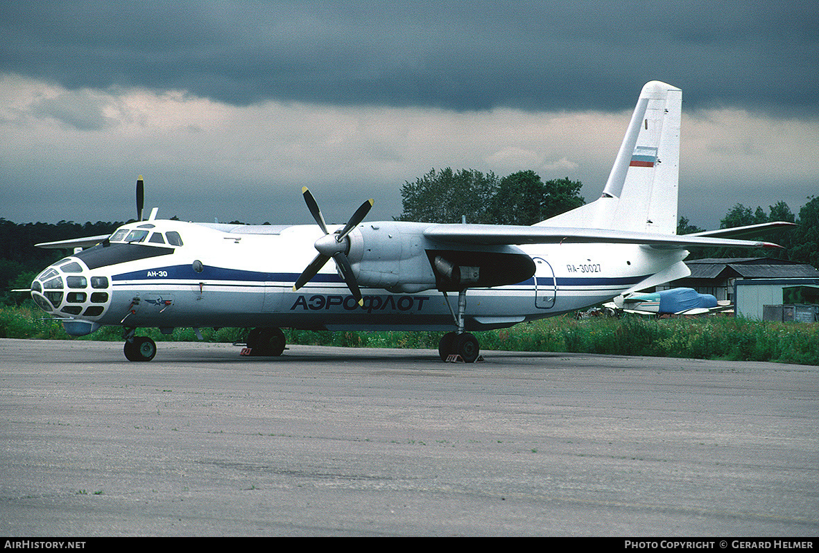 Aircraft Photo of RA-30027 | Antonov An-30 | Aeroflot | AirHistory.net #115696
