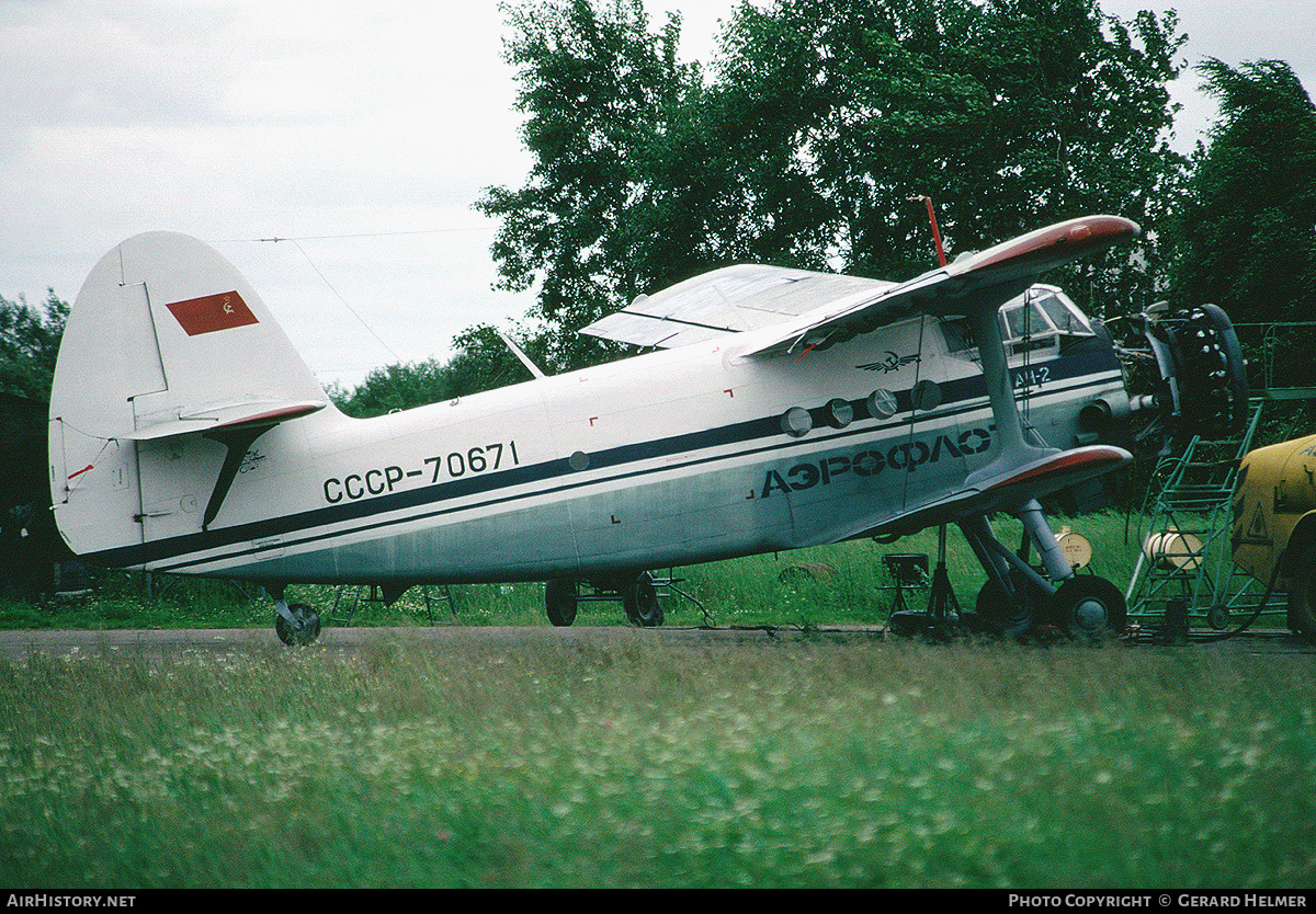 Aircraft Photo of CCCP-70671 | Antonov An-2 | Aeroflot | AirHistory.net #115754